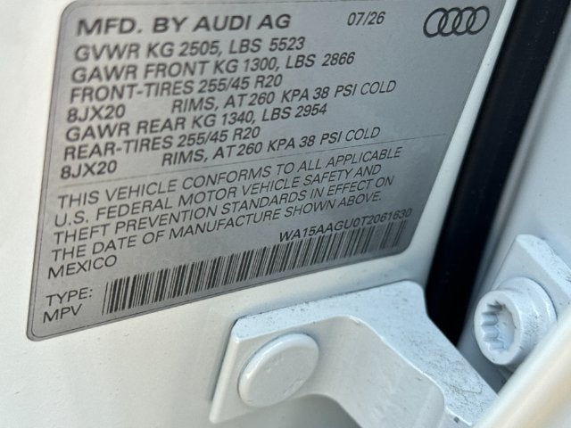 2026 Audi Q5 2.0T Premium Plus quattro