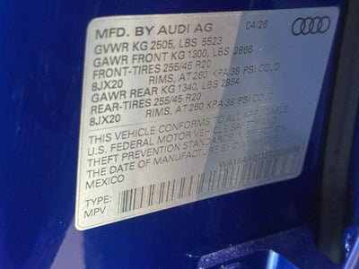 2026 Audi Q5 2.0T Premium Plus quattro