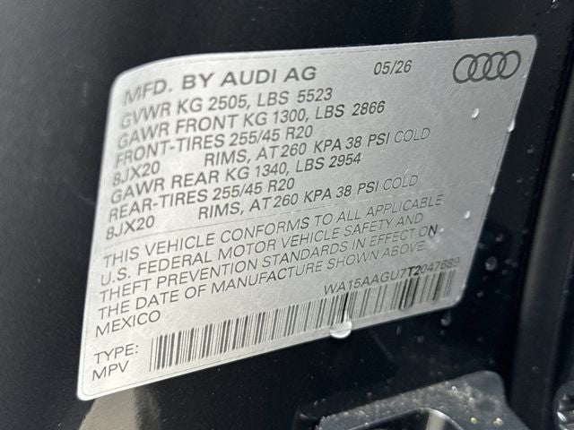 2026 Audi Q5 2.0T Premium Plus quattro