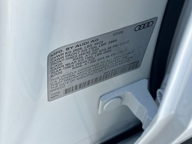 2026 Audi Q5 2.0T Premium Plus quattro
