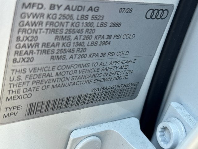 2026 Audi Q5 2.0T Premium Plus quattro