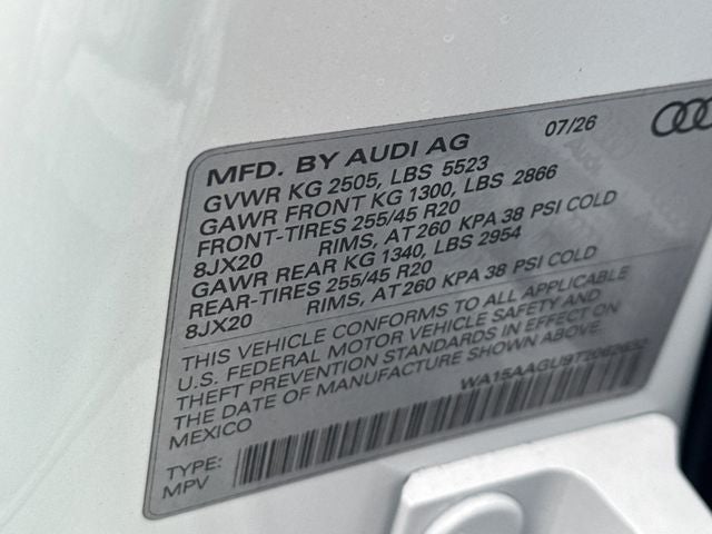 2026 Audi Q5 2.0T Premium Plus quattro