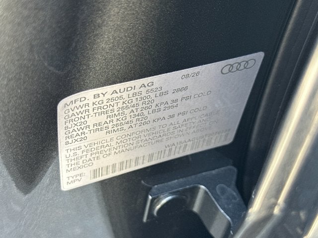 2026 Audi Q5 2.0T Premium Plus quattro
