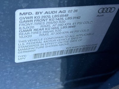 2027 Audi Q6 e-tron Premium quattro