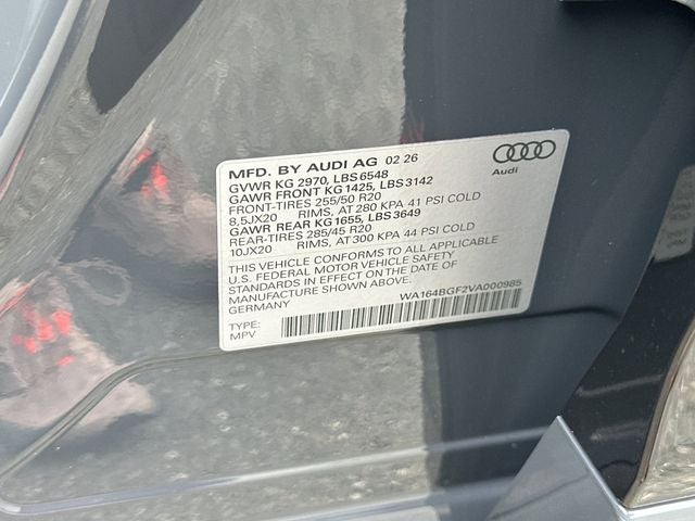 2027 Audi Q6 e-tron Premium quattro