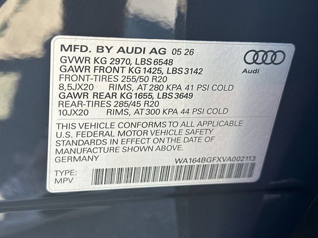 2027 Audi Q6 e-tron Prestige quattro