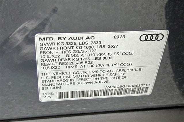 2024 Audi SQ8 e-tron Prestige quattro