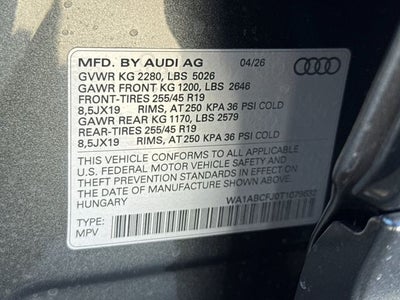 2026 Audi Q3 S line quattro