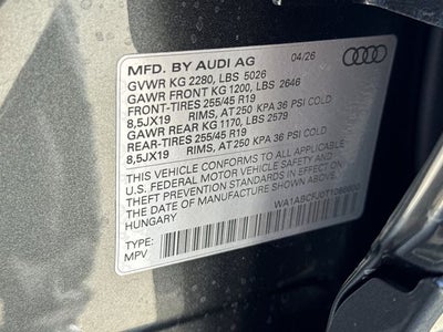 2026 Audi Q3 S line quattro