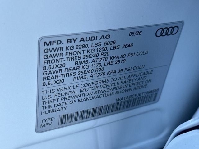 2026 Audi Q3 S line quattro