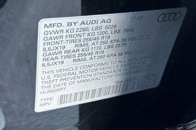 2026 Audi Q3 S line quattro