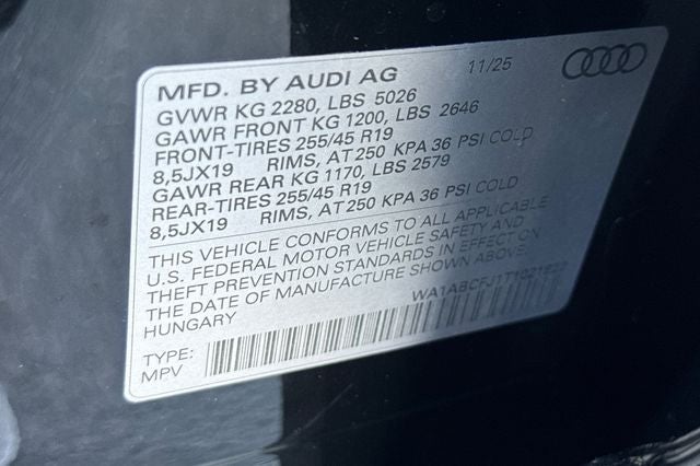 2026 Audi Q3 S line quattro