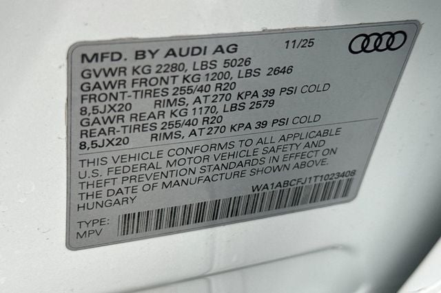 2026 Audi Q3 S Line quattro