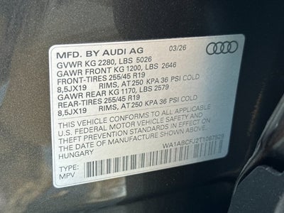 2026 Audi Q3 S line quattro