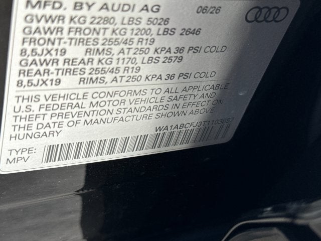 2026 Audi Q3 S line quattro