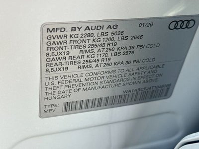 2026 Audi Q3 S line quattro