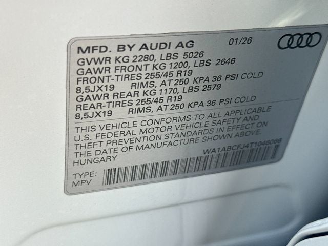 2026 Audi Q3 S line quattro