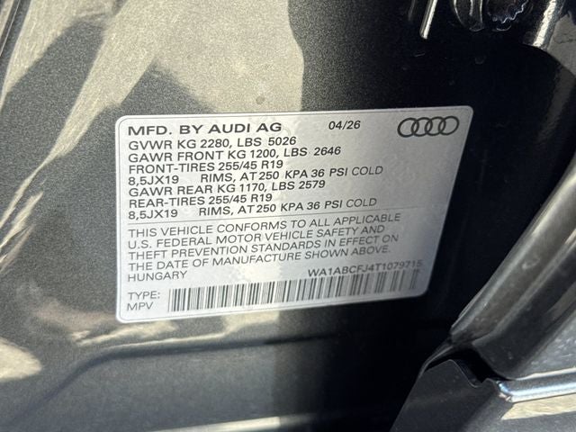 2026 Audi Q3 S line quattro