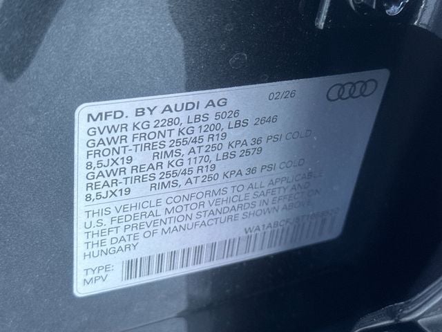 2026 Audi Q3 S line quattro