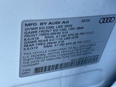 2026 Audi Q3 S line quattro