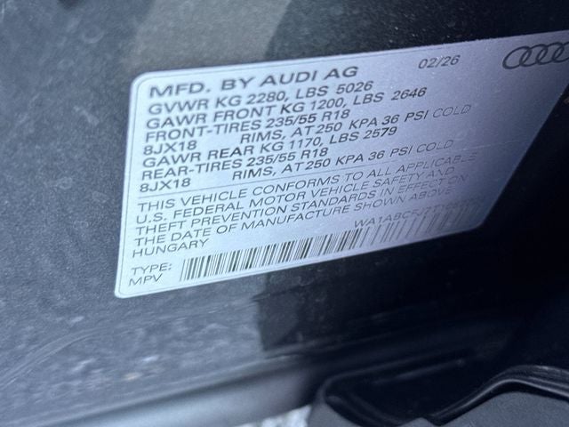 2026 Audi Q3 S line quattro