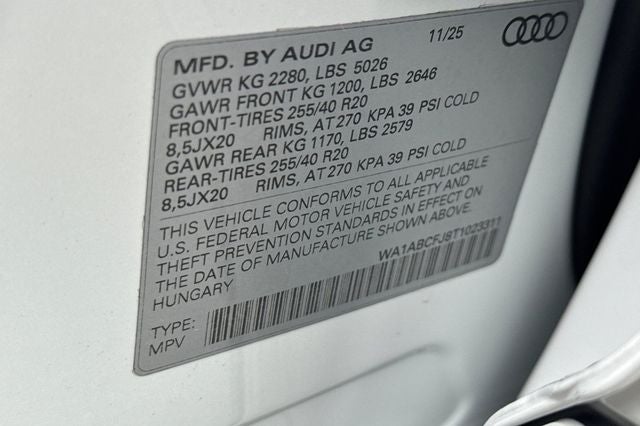 2026 Audi Q3 S Line quattro