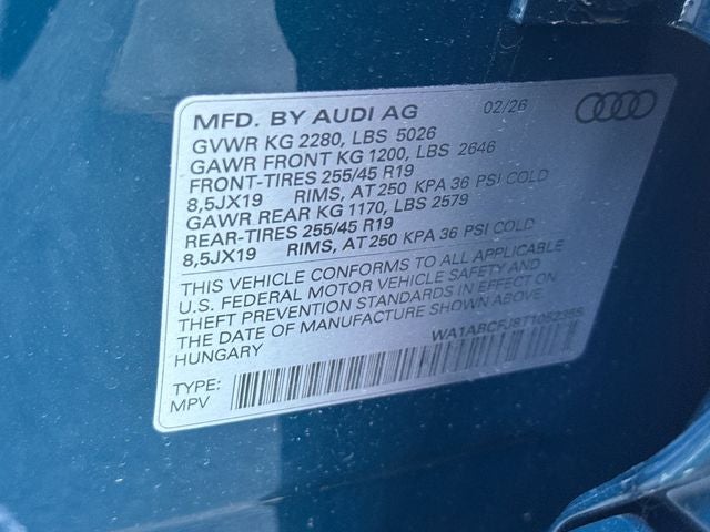2026 Audi Q3 S line quattro