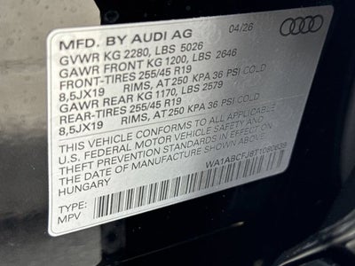 2026 Audi Q3 S line quattro