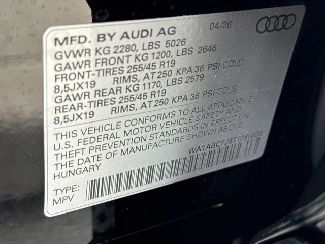 2026 Audi Q3 S line quattro