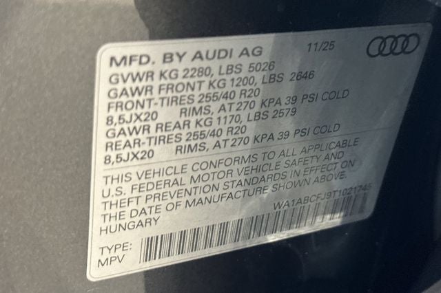 2026 Audi Q3 S Line quattro