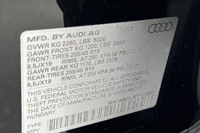 2026 Audi Q3 S Line quattro