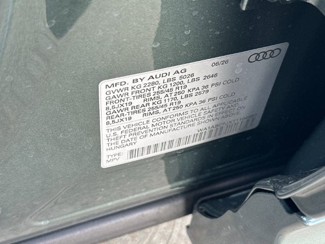 2026 Audi Q3 S line quattro