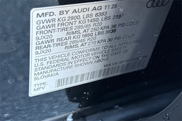 2026 Audi Q7 45 Premium quattro