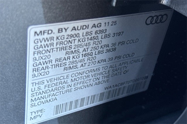 2026 Audi Q7 45 Premium quattro