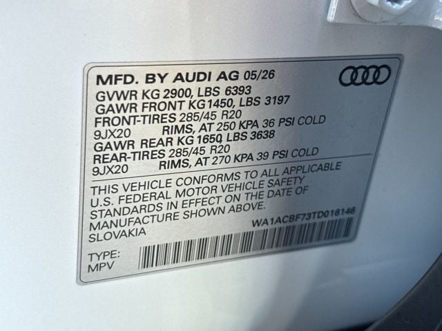 2026 Audi Q7 45 Premium quattro