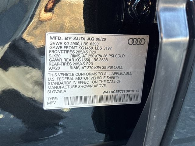 2026 Audi Q7 45 Premium quattro