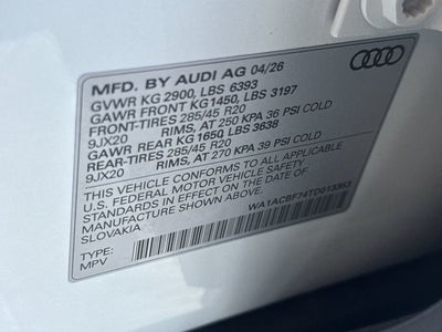 2026 Audi Q7 45 Premium quattro