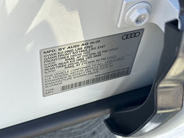 2026 Audi Q7 45 Premium quattro