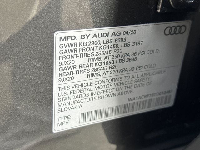 2026 Audi Q7 45 Premium quattro