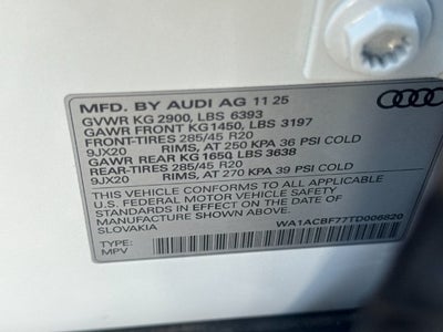 2026 Audi Q7 45 Premium quattro