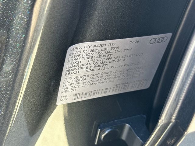 2026 Audi SQ5 Sportback Premium Plus quattro