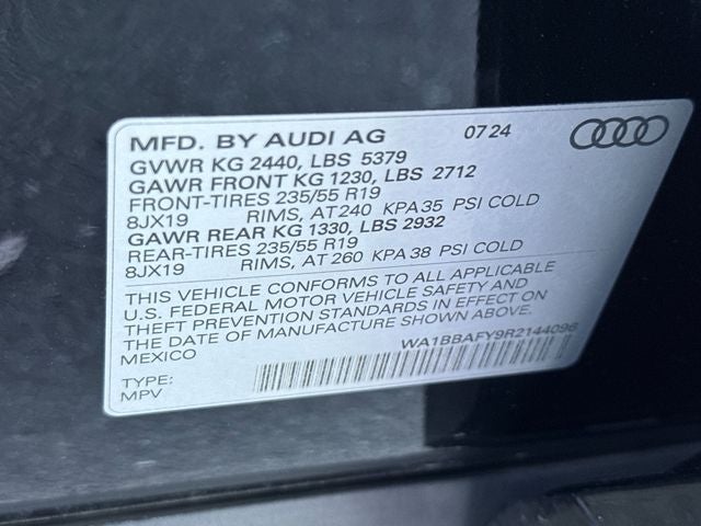 2024 Audi Q5 40 Premium Plus quattro