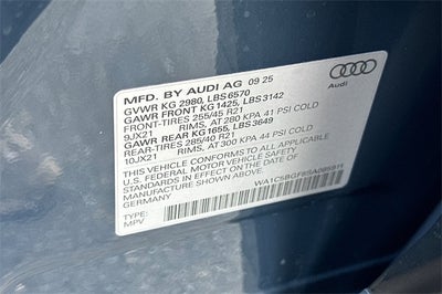 2025 Audi SQ6 e-tron Prestige quattro