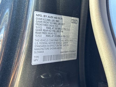 2026 Audi SQ8 4.0T Prestige quattro