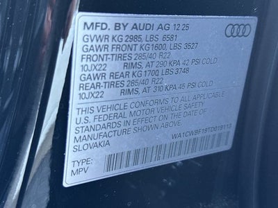 2026 Audi SQ8 4.0T Prestige quattro