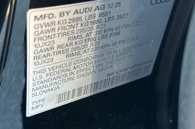 2026 Audi SQ8 4.0T Prestige quattro