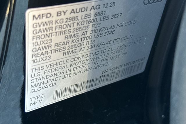 2026 Audi SQ8 4.0T Prestige quattro