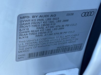 2026 Audi Q5 quattro