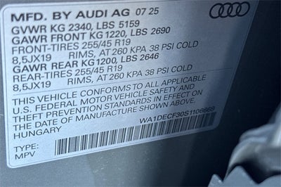 2025 Audi Q3 Premium S Line quattro