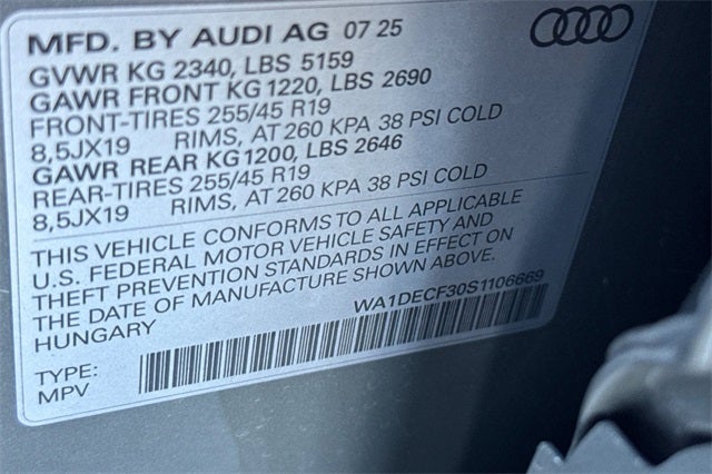 2025 Audi Q3 Premium S Line quattro